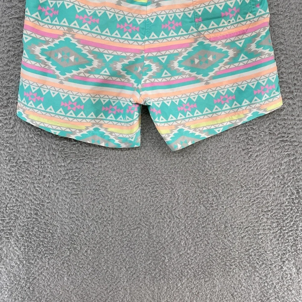 Chubbies Swim Trunks Mens XL Aztec Neon Colorful Summer Beach Swim‎ Shorts USA